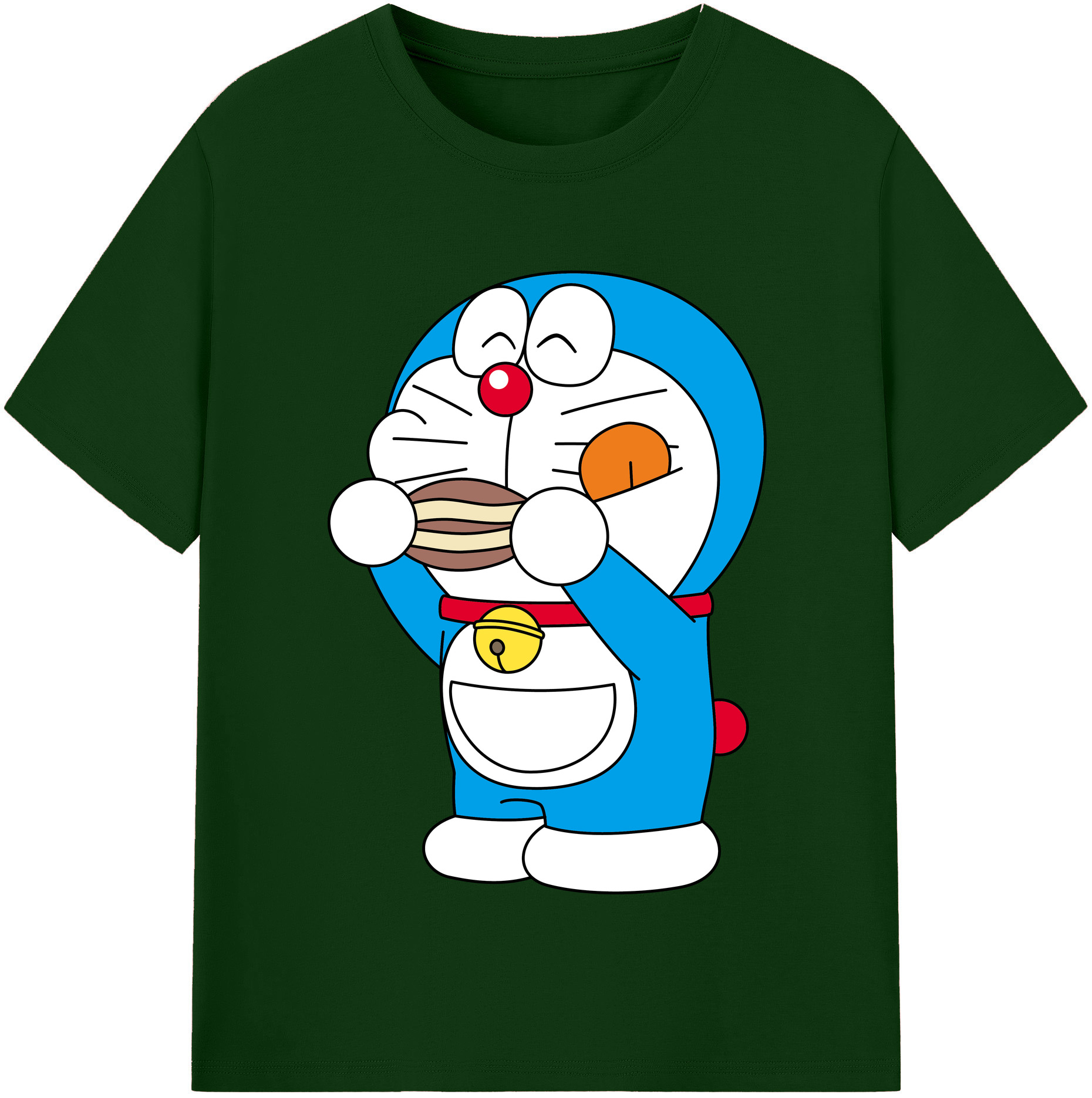 （画像用） ドラえもん Doraemon 綿100％半袖Tシャツ（フロントプリント）